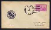 USA  - US NAVY -  USS GENERAL H W BUTNER -  POSTE NAVALE / 1951 OBLITERATION SUR LETTRE (ref 3262) - Lettres & Documents