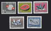 Svizzera ** - 1959 - Pro Patria. Globo. Minerali E Fossili.  Vedi Descrizione - Unused Stamps