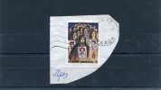 Greece- "Cypriot Disappearances" 15dr. Stamp On Fragment With Bilingual "NAXOS (Cyclades)" [8.8.1983] Postmark - Postmarks - EMA (Printer Machine)