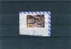 Greece- "Cypriot Disappearances" 15dr. Stamp On Fragment With Bilingual "NAXOS (Cyclades)" [5.8.1983] Postmark - Postmarks - EMA (Printer Machine)