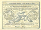 BELGIUM - COUPON-REPONSE INTERNATIONAL 0.23 FR 1913 STAMP. - Briefe U. Dokumente