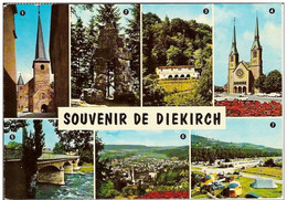 DIEKIRCH-multivues-Eglises-Auberge De Jeunesse-Camping - Diekirch