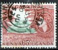 Kenya, Uganda & Tanganyika 1954 65c Mt Kilimanjaro Used - Kenya, Ouganda & Tanganyika