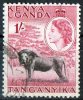 Kenya, Uganda & Tanganyika 1954 1s Lion Used - Kenya, Ouganda & Tanganyika