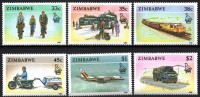 Zimbabwe - 1990 Definitive Transport Set (**) # SG 780-785 , Mi 430-435 - Other & Unclassified