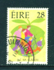 IRELAND  -  1992  Healthy Living  28p  FU  (stock Scan) - Used Stamps