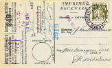 606/19 - Carte Caisse De Retraite TP Cérès LOKEREN 1935 -  Cachet Stad Lokeren - 1932 Ceres En Mercurius