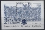 Pologne ** Bloc N° 149 - Cracovie, Ville Européenne De La Culture - Unused Stamps