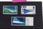 GREAT BRITAIN - GRAN BRETAGNA 1969 SUPERSONIC AIRCRAFT CONCORDE - AEREO SUPERSONICO MNH - Ungebraucht