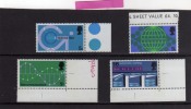 GREAT BRITAIN GRAN BRETAGNA 1969 POSTAL TECHNOLOGICAL DEVELOPMENTS TELECOMMUNICATIONS BRITISH POST OFFICE MNH - Unused Stamps