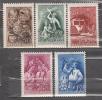 Hungary 1951 Mi # 1165-1169 International Day Of Children MNH * * LUX!!! - Ungebraucht