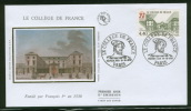 FRANCE - FDC 3114 - Le Collège De France - Effigie De François 1er - 18.10.1997 - TTB - 1990-1999