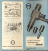 Technische Brochure BOSCH - Stuttgart - Injecteurs - Liste 1950 - Auto