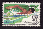 ETATS UNIS   1984   -  PA N°   97  -  JO Los Angeles  -   Oblitéré - Cote 1e - 3a. 1961-… Gebraucht