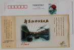 Power Dispatching Control Room,China 2000 The 40 Anni. Of Xin'anjiang Hydropower Plant Advertising Pre-stamped Card - Electricité