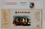 Consruction Of Dam Of Hydro Power Station,CN 00 The 40 Anni. Of Xin'anjiang Hydropower Plant Advert Pre-stamped Card - Electricity