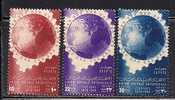 Egypt      " UPU"    Set    SC# 281-83 MNH** - Nuevos