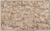5528 NEUERBURG / Umgebung Landkarte Ca. 1920 , Schaar & Dathe, Trier - Bitburg