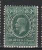 East Africa And Uganda 1912 3c King George V Issue #41 - Protectorats D'Afrique Orientale Et D'Ouganda