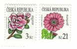 Czech Republic / Flowers - Unused Stamps