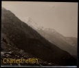 VERS 1920 VIEILLE PHOTO CHAMONIX - LE MONT BLANC  CHAMONIX - RARE ! 14 X 12 Cm - Otros & Sin Clasificación