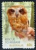 Australia 2010 Wildlife Caring - Rescue To Release - 60c Boobook Owl Self-adhesive Used - - Used Stamps