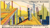 CHROMO   CHOCOLAT  SUCHARD Construction Moderne D'un Batiment - Suchard