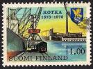 Finland Suomi 1978 100 Years Of Kotka  Port - Usados