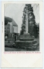 BOSBURY : EDNA LYALL'S GRAVE AND OLD CROSS (NR. LEDBURY) - Herefordshire