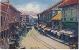 Manila Philippines, Escolta Street Scene, New Manila C1900s/10s Vintage Postcard - Philippinen