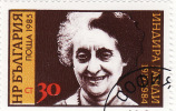 1985 Bulgaria - Indira Gandhi - Usados