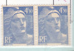 FRANCE N° 718A 4F50 BLEU MARIANNE DE GANDON TRAIT AU DESSUS DE POSTES** - Nuovi