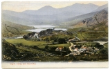 CAPEL CURIG AND SNOWDON (WITH GLITTER) - Caernarvonshire