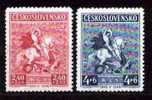 CS 1946 Mi 490-1 Yt 427-428 ** - Unused Stamps