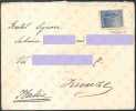 BUSTA DALL´ARGENTINA PER FIRENZE (ITALIA) - 12 C. Agricoltura SCOTT N. 196 - Covers & Documents