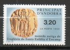 ANDORRE  3,20f Jaune Bleu Noir 1990 N°397 - Used Stamps