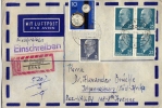 Carta , Aérea, Certificada DDR, Hohenstein 1970   Alemania - Briefe U. Dokumente