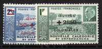 Timbres De 1941 Surchargé "Oeuvres Coloniales"- Nouvelle-Calédonie 246/47 NMH 1944 - Neufs