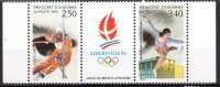 ANDORRE FRANCAIS - 1991:JO D'hiver 1992, à Albertville (N°414A**) "Triptyque" - Unused Stamps