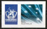 Australia 2011 North Melbourne Kangaroos Football Club Left With 60c Blue Southern Cross Self-adhesive MNH - Mint Stamps