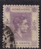 HONG KONG 1938 - 52 KGV1 10 Ct VIOLET USED STAMP..  ( A314 ) - Used Stamps