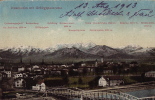 Rosenheim Mit Gebirgspanorama 1913 - Rosenheim