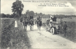 PICARDIE - 60 - OISE -  Manoeuvres 1910- GRANDVILLIERS - THIEULLOY - Général Buisson D'Armandry Gros Plan Voiture - Grandvilliers