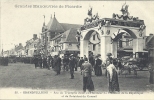 PICARDIE - 60 - OISE -  Manoeuvres 1910 - GRANDVILLIERS - Arc Triompe FALLIERES - BRIAND - Gros Plan - Grandvilliers