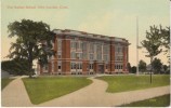 New London CT Connecticut, The Harbor School, Architecture, C1900s/10s Vintage Postcard - Altri & Non Classificati