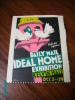 DAILY MAIL , IDEAL HOME EXHIBITION  , KELVIN HALL , BIRD  DOVE , LABEL  STAMP  VIGNETTE  Viñeta  CINDERELLA - Werbemarken, Vignetten