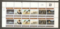 MARSHALL ISLANDS - 1995 KENNEDY COMMEMORATION SE-TENANT BLOCK OF 2 SETS MNH **  SG 600-605 - Kennedy (John F.)