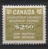 Canada 1955 $2.60 Unemployement Insurance Issue  #FU54 - Steuermarken