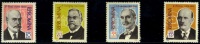 1961 Romanian Scientists,Romania, Mi.1958-1961,MNH - Unused Stamps