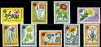 1961 Centennial Botanical Garden Of Bucharest Perforated,Romania, Mi.2020A-2028A,MNH - Unused Stamps